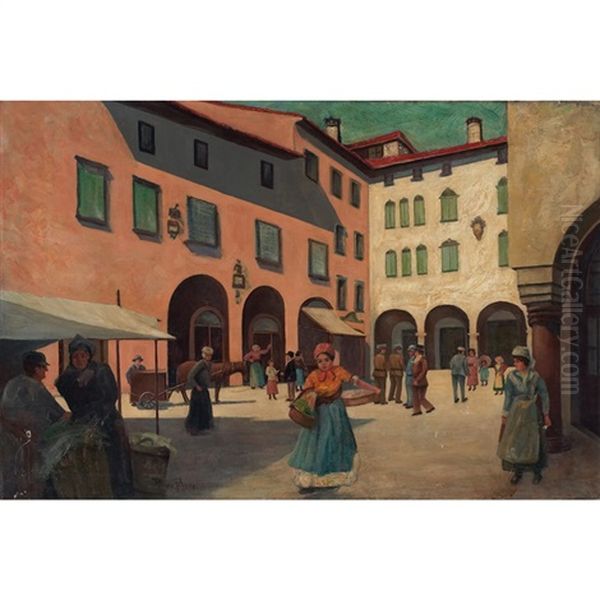 Italian City Scene by Pauline Palmer