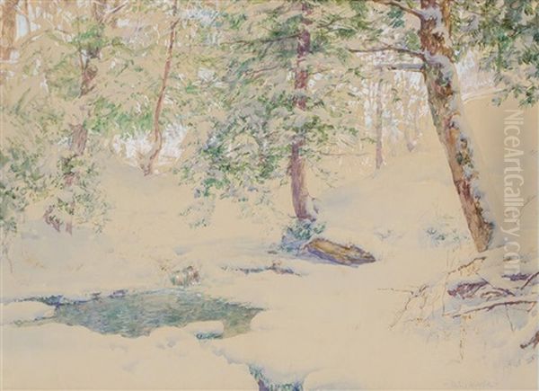 Ravine At Arkville, New York Oil Painting by Walter Launt Palmer