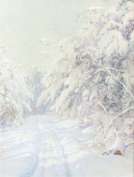 White Morning Oil Painting by Walter Launt Palmer