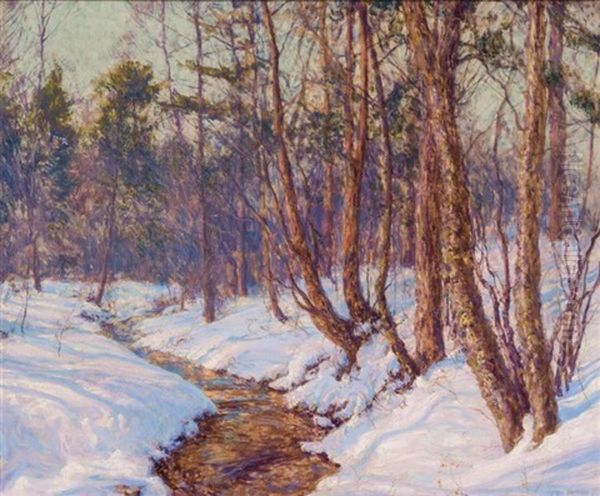 Upland Stream, Mohawk Valley Oil Painting by Walter Launt Palmer