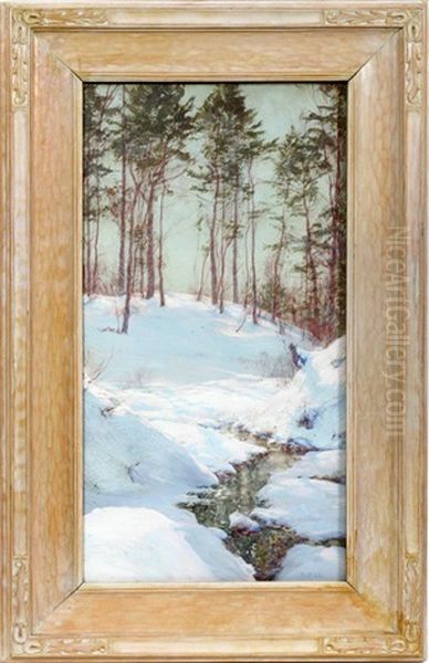 An Early Snow Oil Painting by Walter Launt Palmer