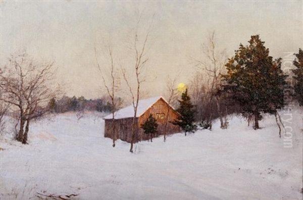 Moonrise Oil Painting by Walter Launt Palmer