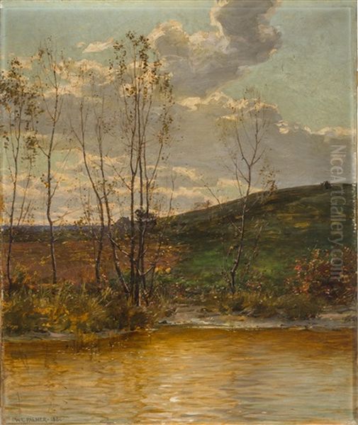 Spring Landscape Oil Painting by Walter Launt Palmer