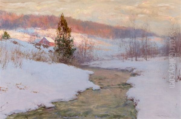 Upland Stream Oil Painting by Walter Launt Palmer