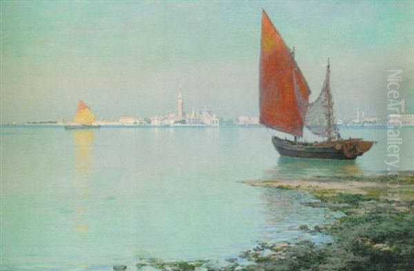 The Venetian Lagoon Oil Painting by Walter Launt Palmer