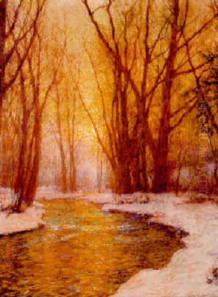 The Twilight Glow Oil Painting by Walter Launt Palmer