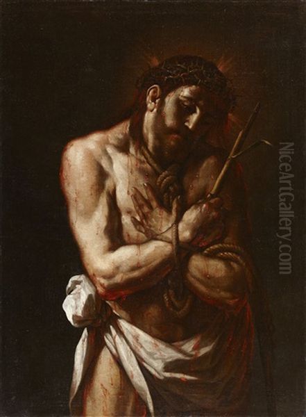 Ecce Homo Oil Painting by Acisclo Antonio Palomino de Castro y Velasco