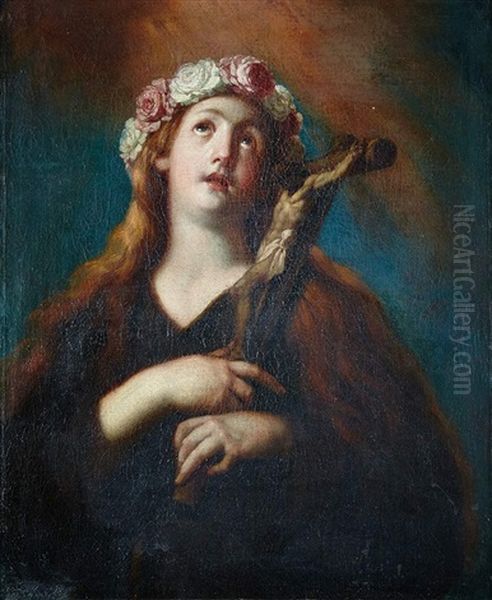 Santa Rosalia Oil Painting by Acisclo Antonio Palomino de Castro y Velasco