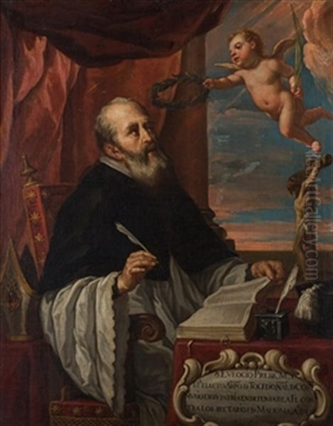 San Eulogio Oil Painting by Acisclo Antonio Palomino de Castro y Velasco