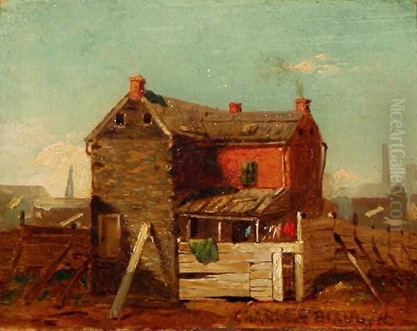 The Edge Of Town Oil Painting by Charles F. Blauvelt