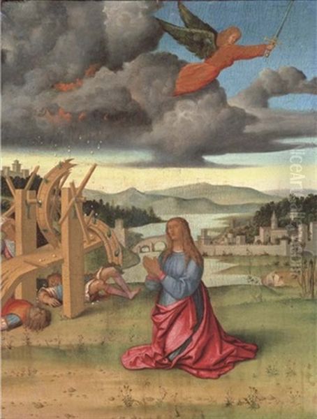 The Martyrdom Of Saint Catherine Of Alexandria Oil Painting by Domenico Panetti