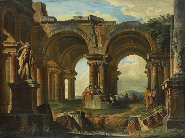 Landscape Oil Painting by Giovanni Paolo Panini