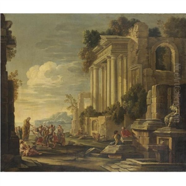 Episodio Della Vita Di San Pietro Oil Painting by Giovanni Paolo Panini