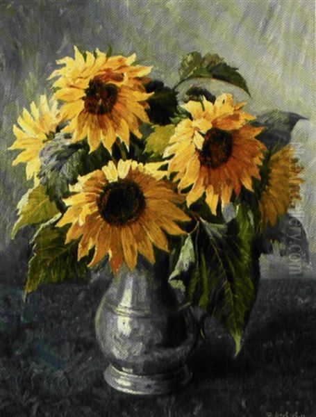 Solssiker I Vase Oil Painting by Robert Panitzsch