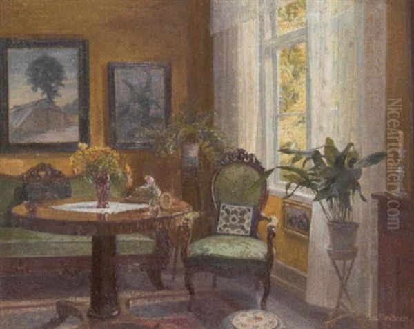 The Green Chair Oil Painting by Robert Panitzsch