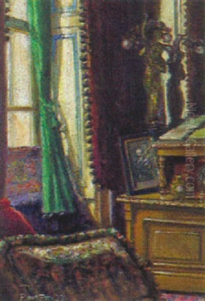 Interieur Mit Fenster Oil Painting by Robert Panitzsch