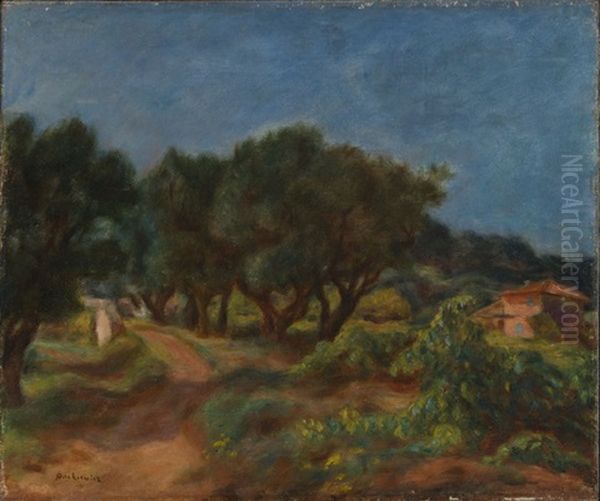 House Among Vineyards - Sanary Oil Painting by Josef Pankiewicz