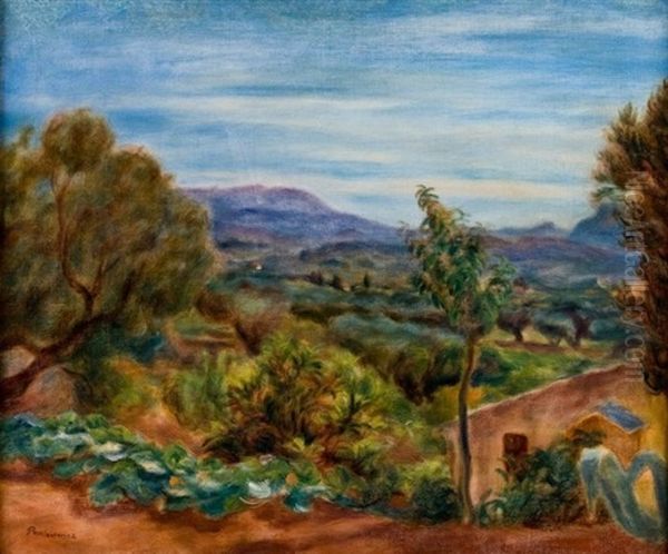 Pejzaz Z Poludnia Francji (pejzaz Z Saint-tropez) Oil Painting by Josef Pankiewicz