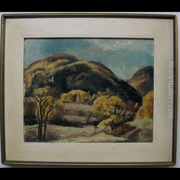 Landscape (study) Oil Painting by Lawrence Arthur Colley Panton