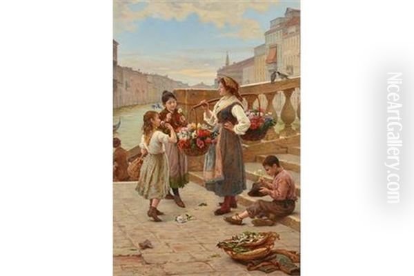 The Flower Seller by Antonio Ermolao Paoletti