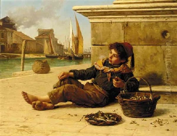 Sognando Il Mare Oil Painting by Antonio Ermolao Paoletti