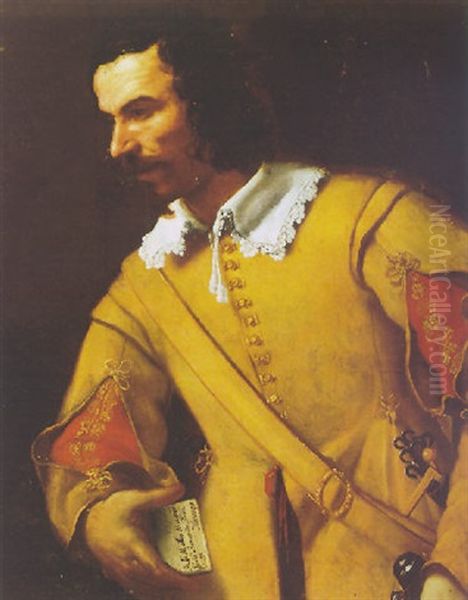 Portrait Of Bernardo Bini Oil Painting by Pietro Paolini