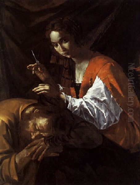 Sansone E Dalila Oil Painting by Pietro Paolini