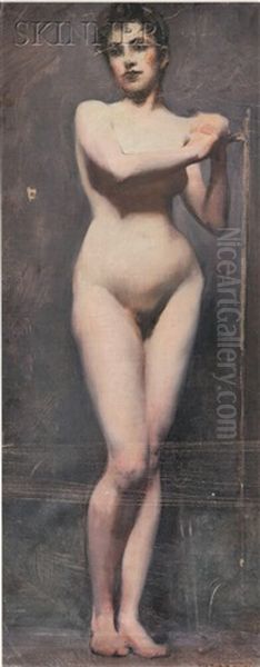 Standing Nude Oil Painting by Eric Pape