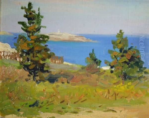 Off Cape Ann Oil Painting by Eric Pape