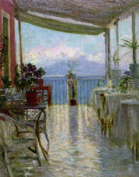 Capri Oil Painting by Wilhelm Pape