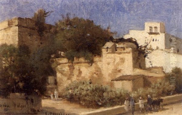 La Casba D'alger Oil Painting by Victor de Papelen (Papeleu)