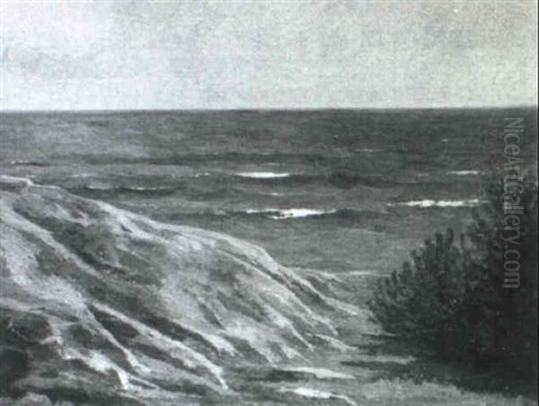 Seascape Oil Painting by Herman Rud Pardorf