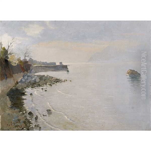 See-stimmung Am Genfersee Bei Lutry Oil Painting by Charles Parisod