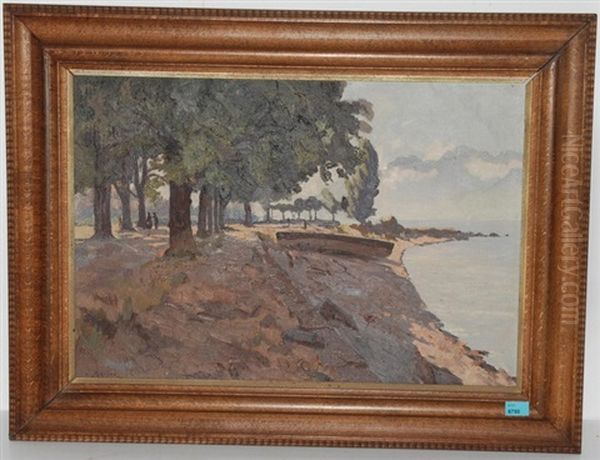 Sommerliche Landschaft Am Genfersee Oil Painting by Charles Parisod