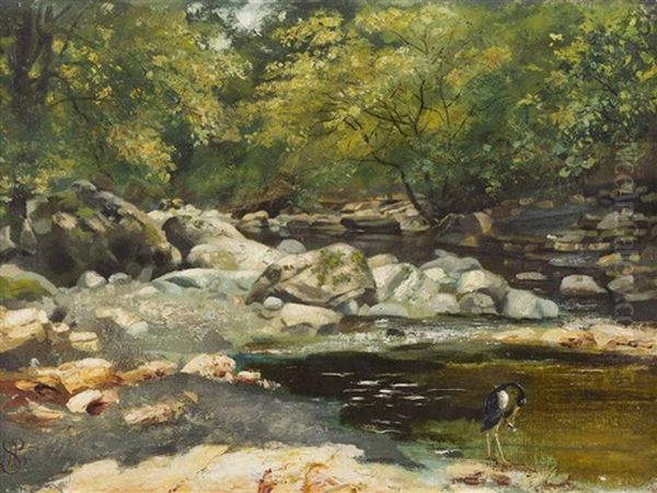 A Bit In Fin Glen Oil Painting by Stuart James Park