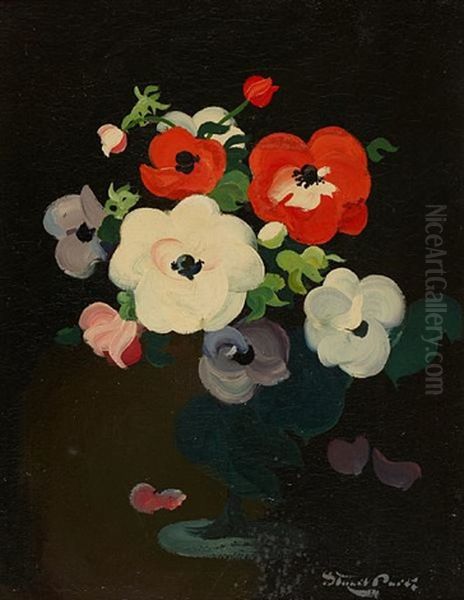 Anemones Oil Painting by Stuart James Park