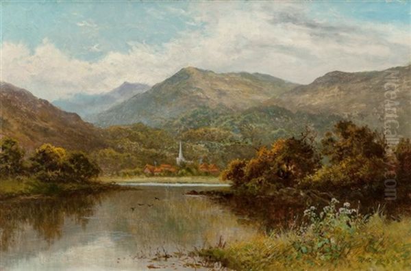 Near Lake Windemere Oil Painting by Henry H. Parker