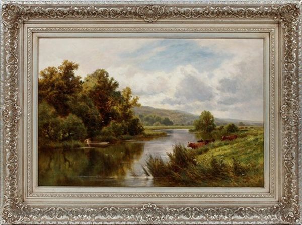 Landscape Oil Painting by Henry H. Parker