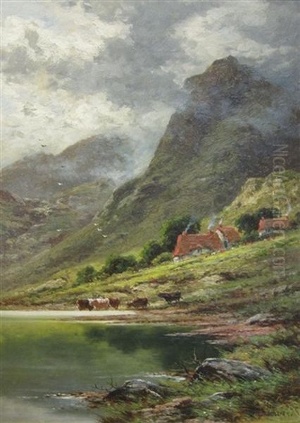 Loch Leven Oil Painting by Henry H. Parker