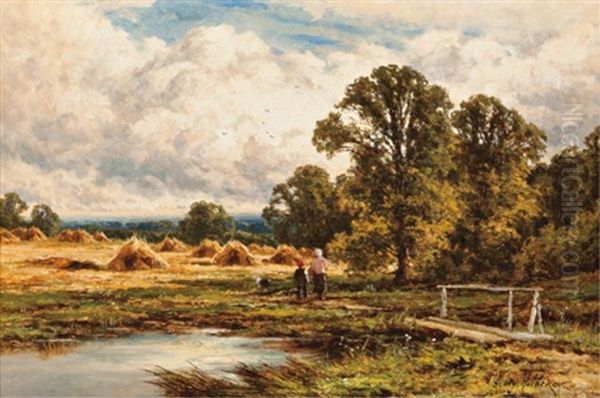 Old Basing, Hampshire Oil Painting by Henry H. Parker