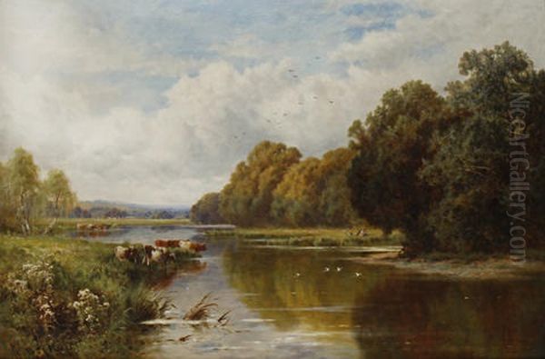 Sleeping Waters Oil Painting by Henry H. Parker