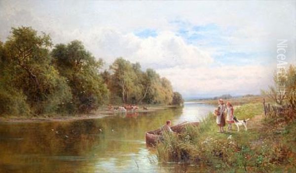 Silent Waters Oil Painting by Henry H. Parker