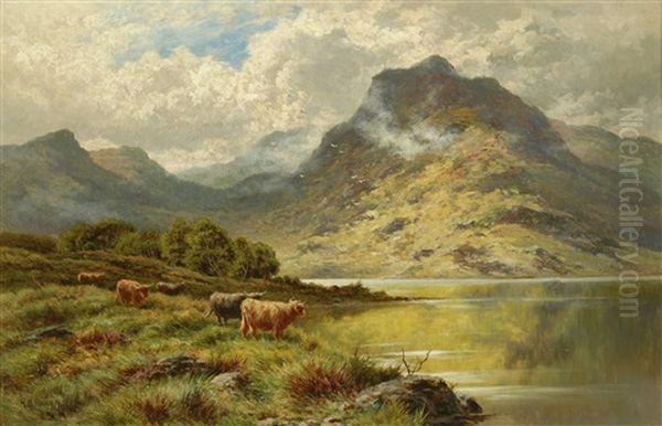 Loch Maree, Ross Shire, Scotland Oil Painting by Henry H. Parker