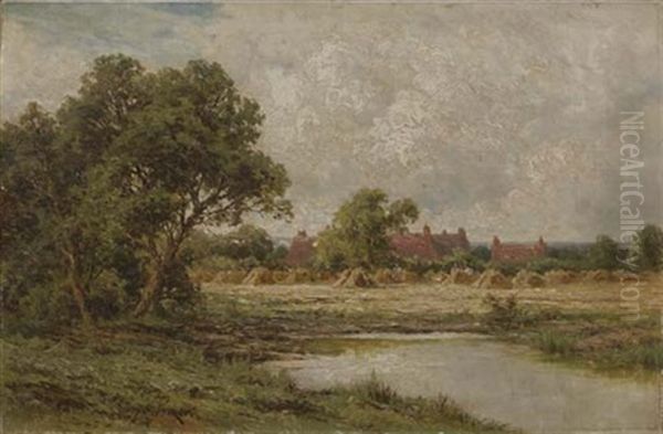 Sonning, Berkshire Oil Painting by Henry H. Parker