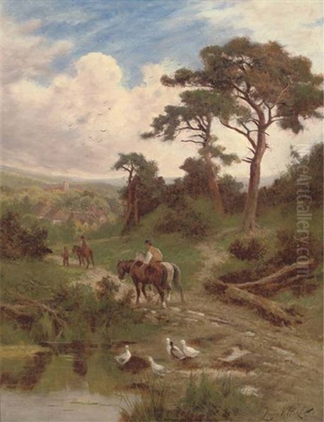 Returning Home Oil Painting by Henry H. Parker