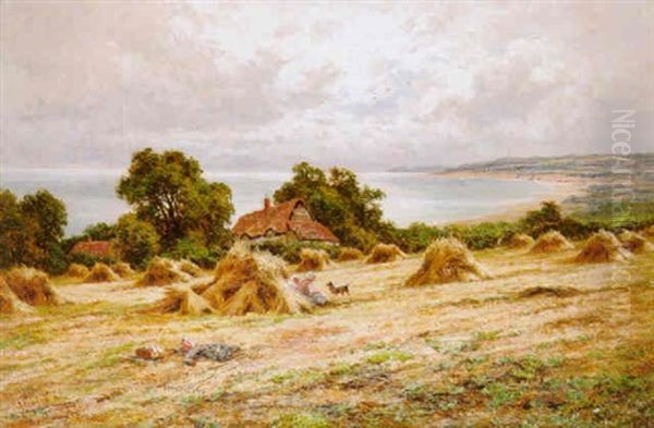 At Littlehampton, Sussex Oil Painting by Henry H. Parker