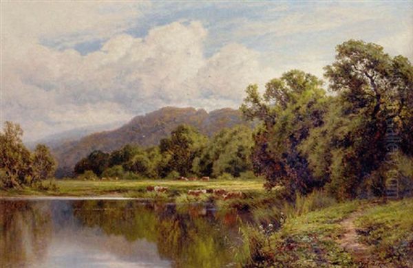 Sweping Water's, Near Henley On Thames Oil Painting by Henry H. Parker