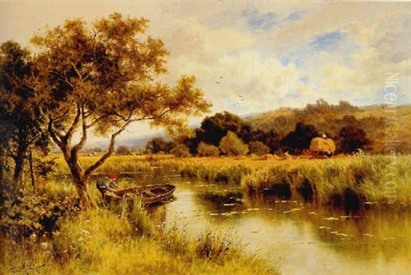 Silent Stream Oil Painting by Henry H. Parker