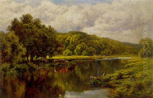 Silent Waters Oil Painting by Henry H. Parker