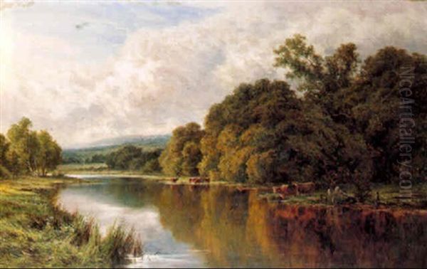 Silent Waters Oil Painting by Henry H. Parker